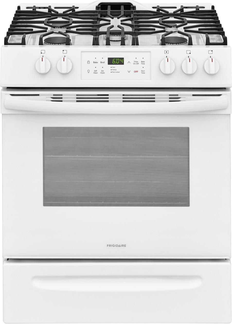 Frigidaire 30" Front Control Freestanding Gas Range