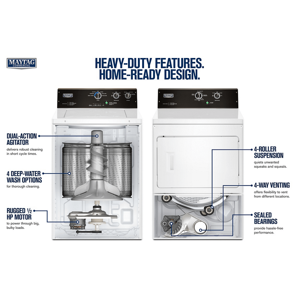 7.4 cu. ft. Commercial-Grade Residential Dryer