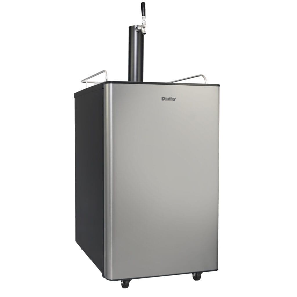 Danby 5.4 cu. ft. Single-Tap Keg Cooler in Stainless Steel