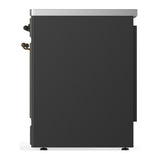 ILVE UMIB30NR3MGB Majestic III 30 inch Induction Range with 4 Elements, 4 cu. ft. Oven Capacity (Triple Glass Door, Graphite Matte, Burnished)