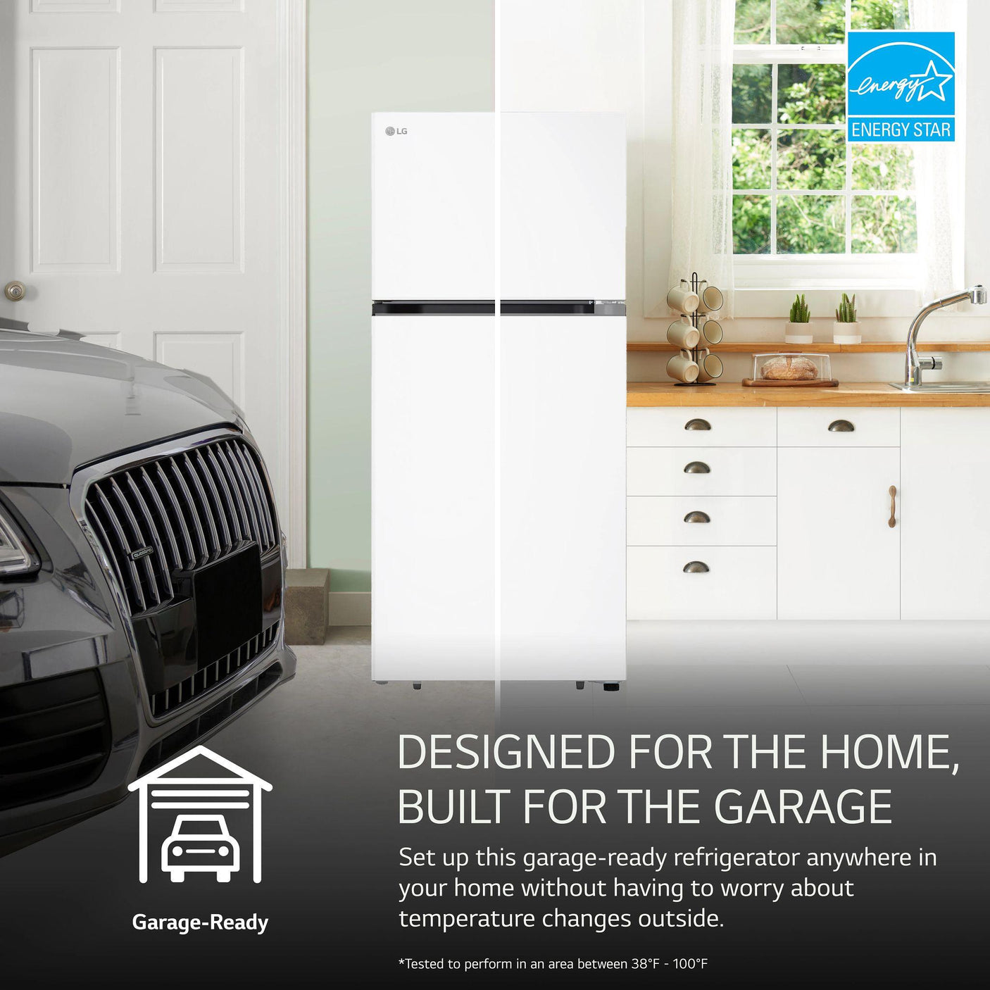 18 cu.ft. Garage Ready Top Freezer refrigerator