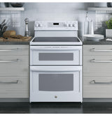 GE® 30" Free-Standing Electric Double Oven Convection Range
