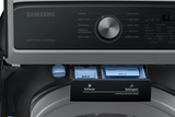 4.7 cu. ft. Large Capacity Smart Top Load Washer with Active WaterJet in Brushed Black