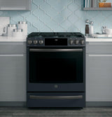 GE Profile™ 30" Smart Slide-In Front-Control Gas Range