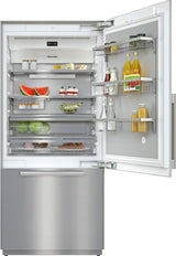 KF 2902 SF Stainless steel/CleanSteel - MasterCool™ fridge-freezer For high-end design and technology on a large scale.