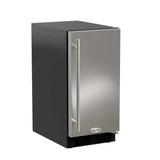 15-In Low Profile Built-In Clear Ice Machine With Arctic White Illuminice with Door Style - Stainless Steel, Door Swing - Right, Pump - Yes