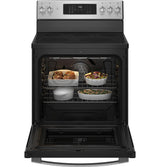GE Profile™ ENERGY STAR® 30" Smart Free-Standing Electric Convection Fingerprint Resistant Range with No Preheat Air Fry