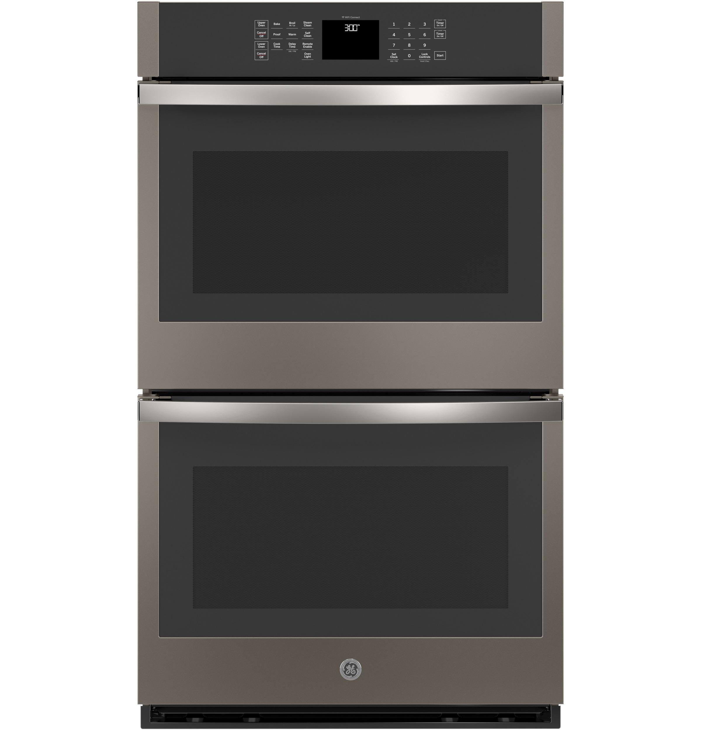 GE® 30" Smart Built-In Self-Clean Double Wall Oven with Never-Scrub Racks