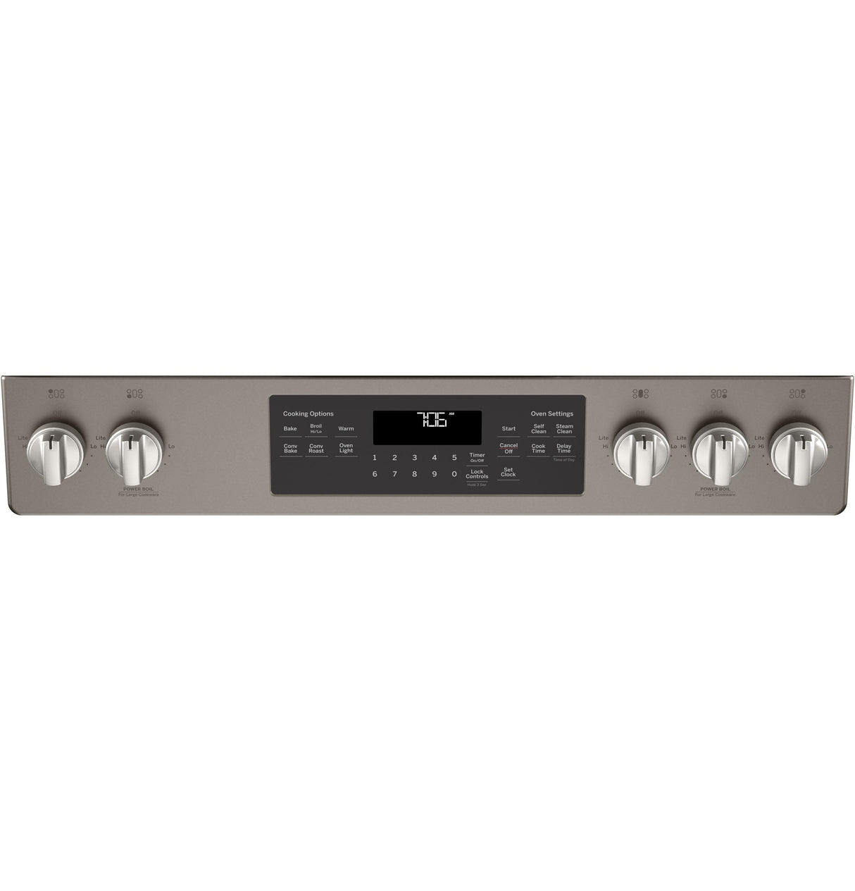GE® 30" Slide-In Front-Control Convection Gas Range