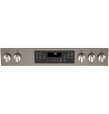 GE® 30" Slide-In Front-Control Convection Gas Range