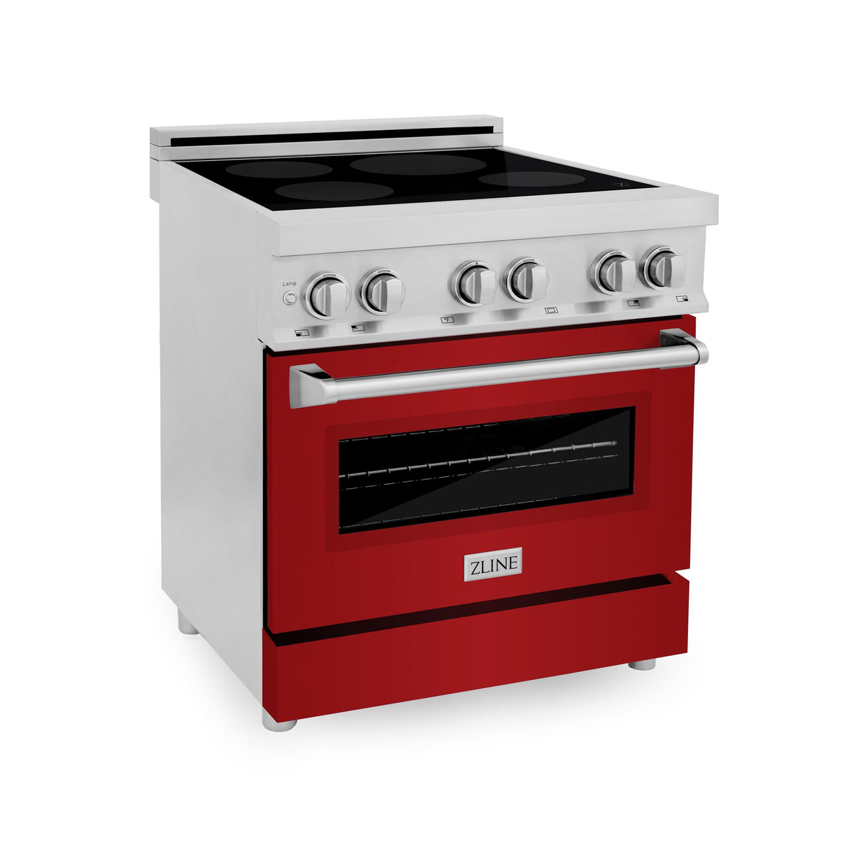 ZLINE 30" 4.0 cu. ft. Induction Range with a 4 Element Stove and Electric Oven in Stainless Steel (RAIND-30) [Color: DuraSnow®]