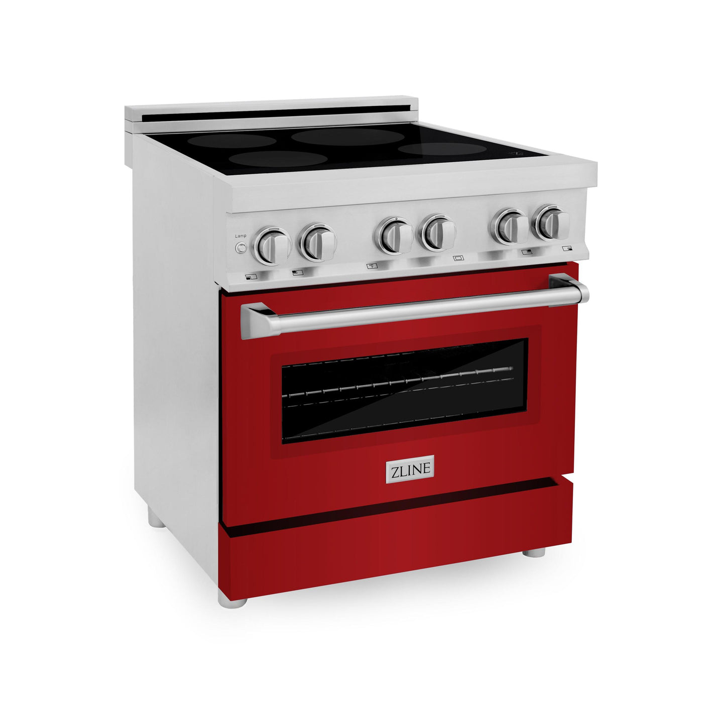 ZLINE 30" 4.0 cu. ft. Induction Range with a 4 Element Stove and Electric Oven in Stainless Steel (RAIND-30) [Color: DuraSnow®]