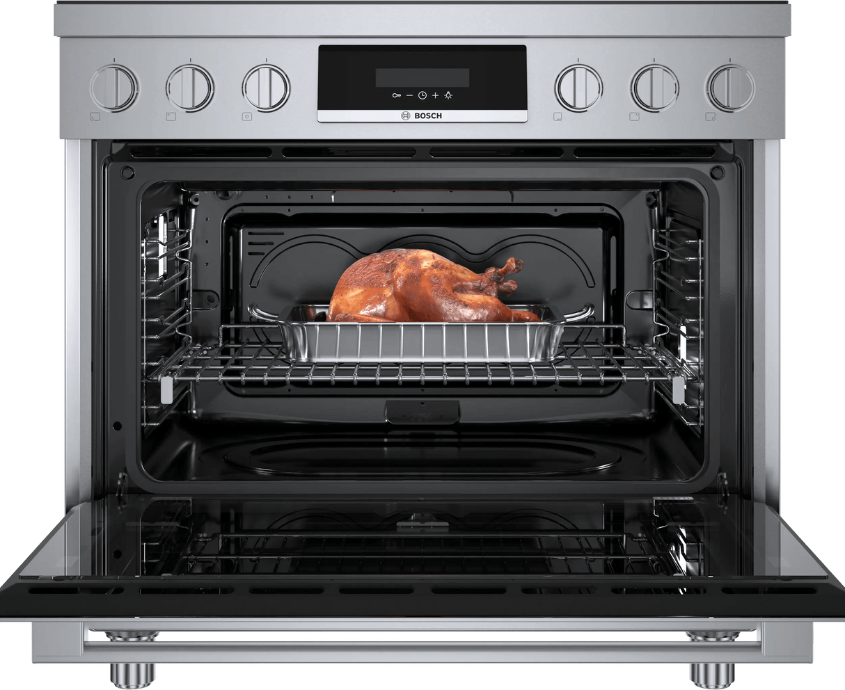 800 Series Induction freestanding range 36" Stainless Steel