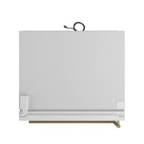 Forno Milano 2-Piece 62-Inch Freestanding Dual Bottom Freezer Refrigerator, White - 34.4 cu.ft, Touch Control, Ice Maker