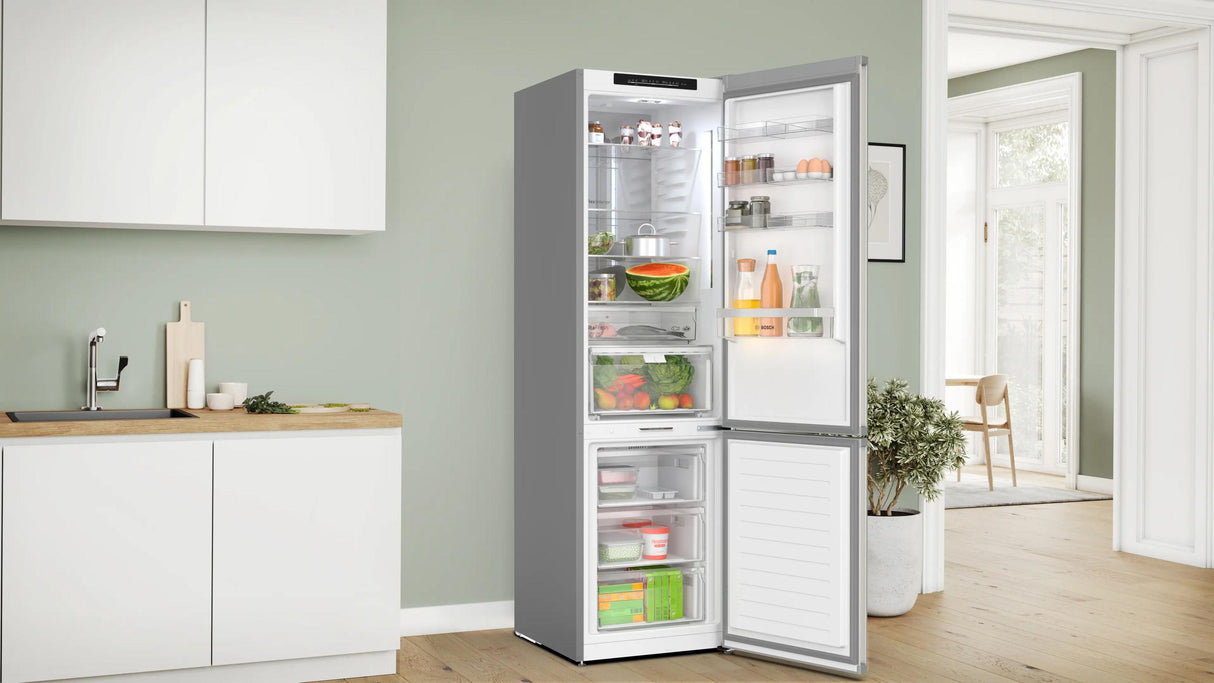 500 Series Freestanding Bottom Freezer Refrigerator 24" Stainless steel (with anti-fingerprint), Total No Frost