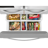 36-inch Wide Double Drawer French Door Refrigerator with Dual Cooling System - 26 cu. ft.