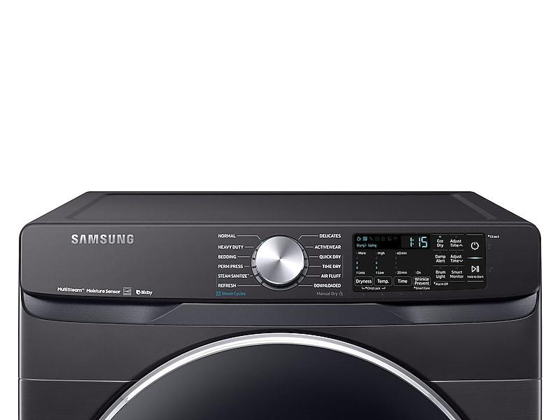 7.5 cu. ft. Smart Electric Dryer with Steam Sanitize+ in Black Stainless Steel