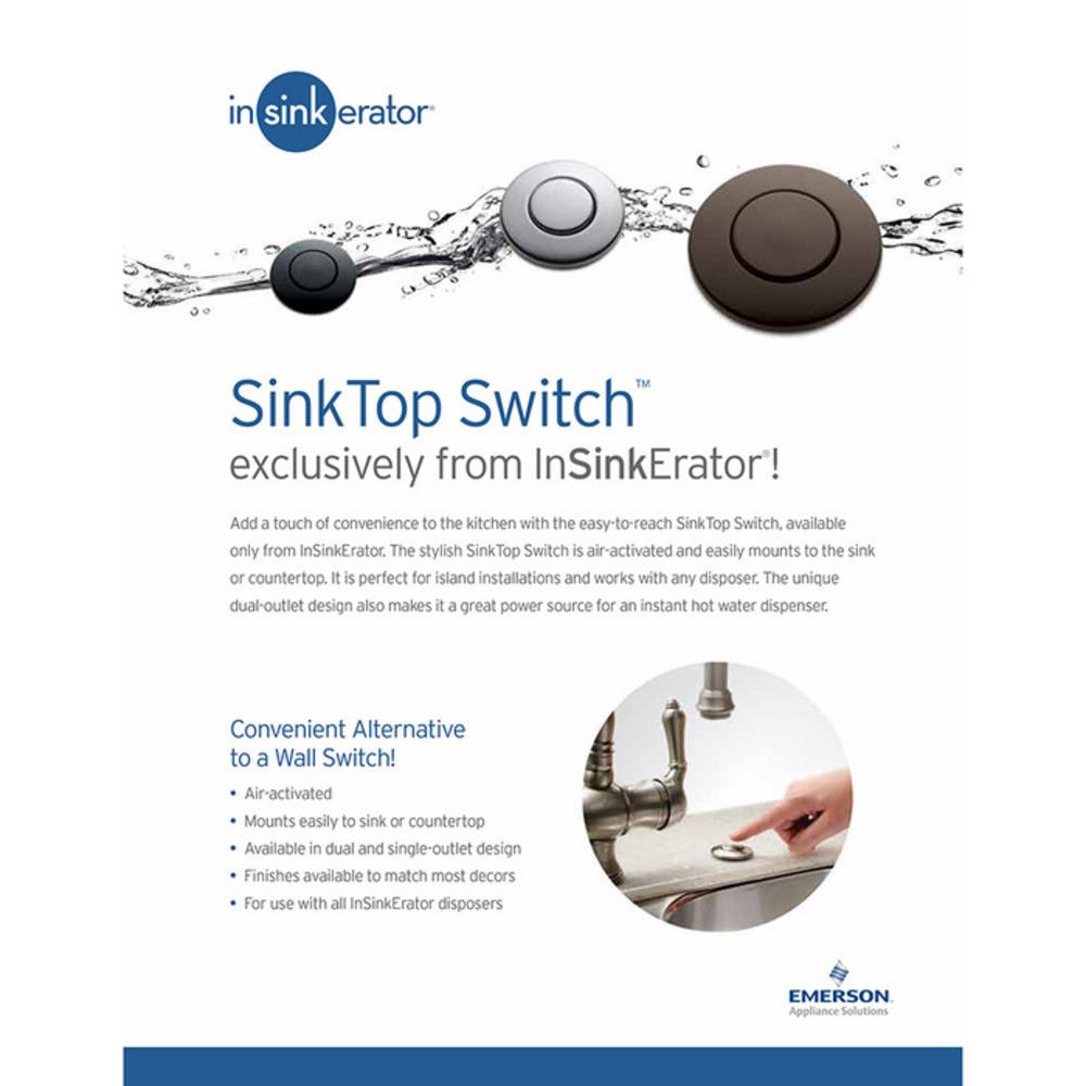 SinkTop Switch - Dual Outlet