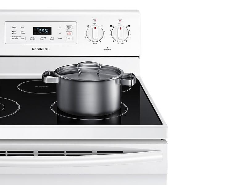 5.9 cu. ft. Freestanding Electric Range with Two Dual Power Elements in White