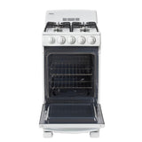 Danby 20" Wide Gas Range in White
