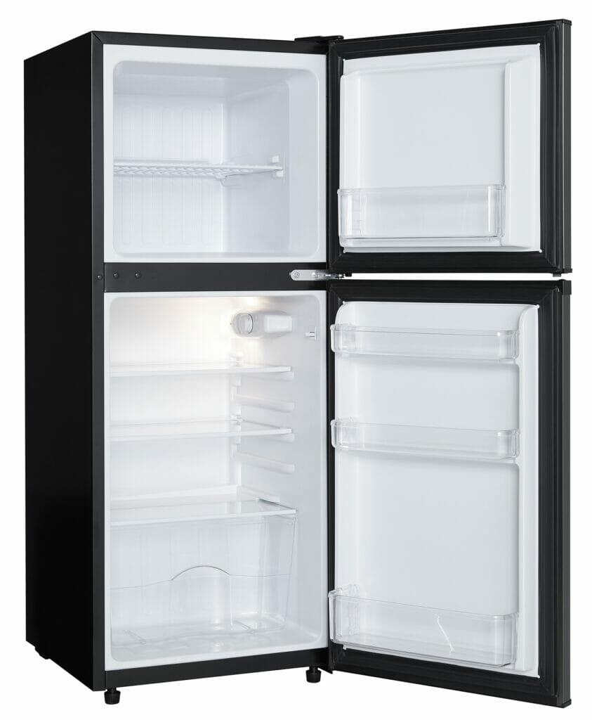Danby 4.7 cu. ft. 2-door Compact Fridge in Black Stainless Steel Look