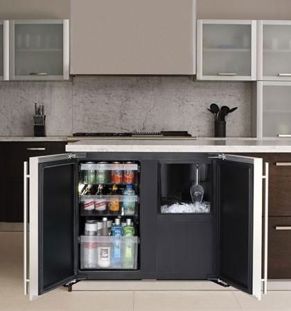 Overlay Left-hand, no pump 36" Custom Refrigerator / Ice Machine