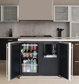 Overlay Left-hand, no pump 36" Custom Refrigerator / Ice Machine