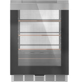 Café™ Beverage Center in Platinum Glass