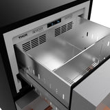 24 Inch Undercounter Built-in / Freestanding Drawer Freezer - Stainless Steel/rose Gold  Gordon Ramsay Series