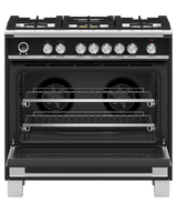 36" Series 9 Classic 5 Burner Dual Fuel Self-Cleaning Range