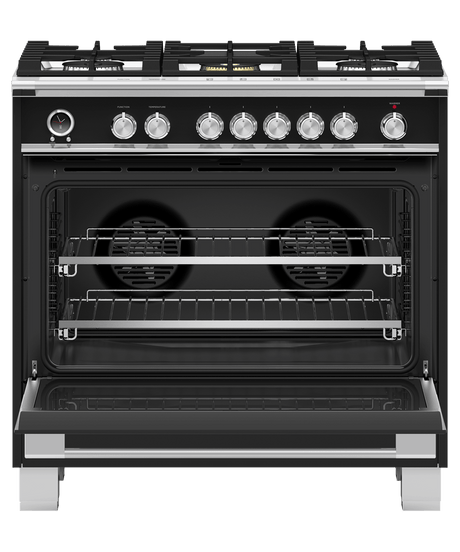 36" Series 9 Classic 5 Burner Dual Fuel Self-Cleaning Range