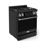 30 Inch Professional Lp Range With Tilt Panel Touch Control In Matte Black/stainless Steel  Gordon Ramsay Series