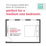 10,000 BTU Window Room Air Conditioner with Wi-Fi