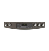 GE Profile™ Series 30" Slide-In Front Control Double Oven Gas Range