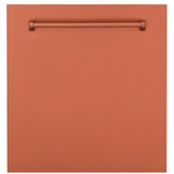 ZLINE 24" Monument Dishwasher Panel with Traditional Handle and Color Options (DPMT-24) [Color: Copper]