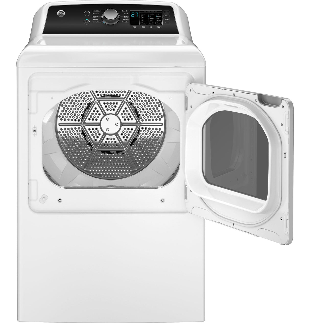 GE® 7.4 cu. ft. Capacity Electric Dryer with Up To 120 ft. Venting and Sensor Dry