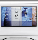 Haier ENERGY STAR® 4.1 cu.ft. Capacity Smart 24" Ventless Condenser Frontload Electric Dryer with Stainless Steel Basket