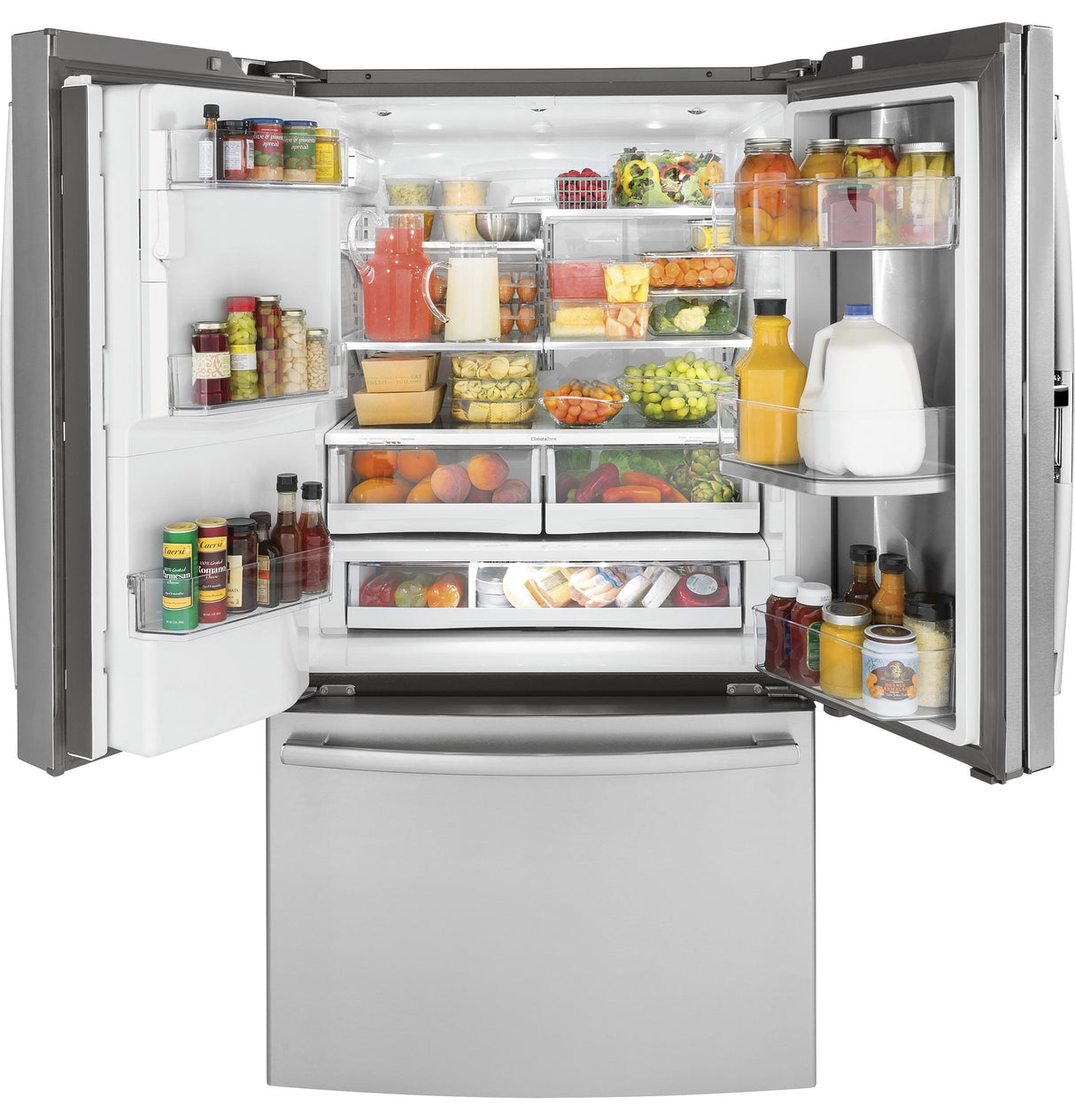GE Profile™ Series 22.1 Cu. Ft. Counter-Depth French-Door Refrigerator with Door In Door and Hands-Free AutoFill