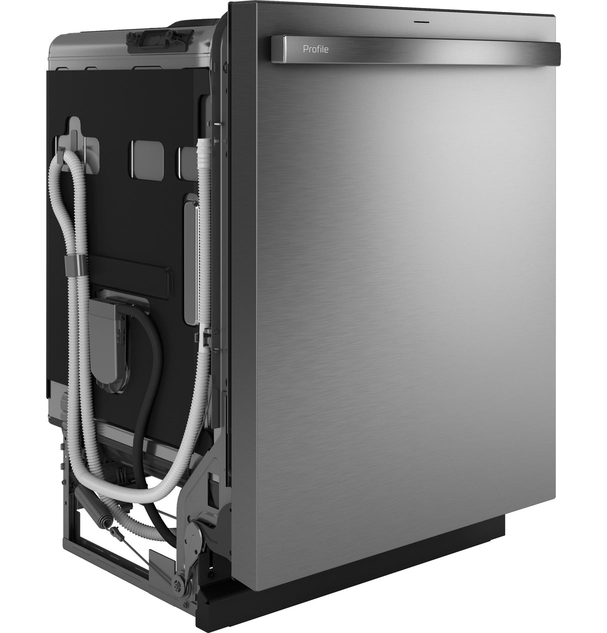 GE Profile™ ENERGY STAR® Fingerprint Resistant Top Control Stainless Interior Dishwasher with Microban™ Antimicrobial Technology