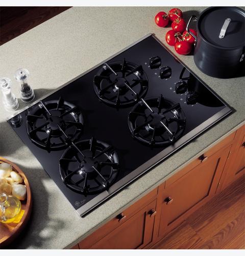 GE® 30" Built-In Gas Cooktop