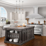 ZLINE Professional Convertible Vent Wall Mount Range Hood in Stainless Steel with Crown Molding (587CRN)