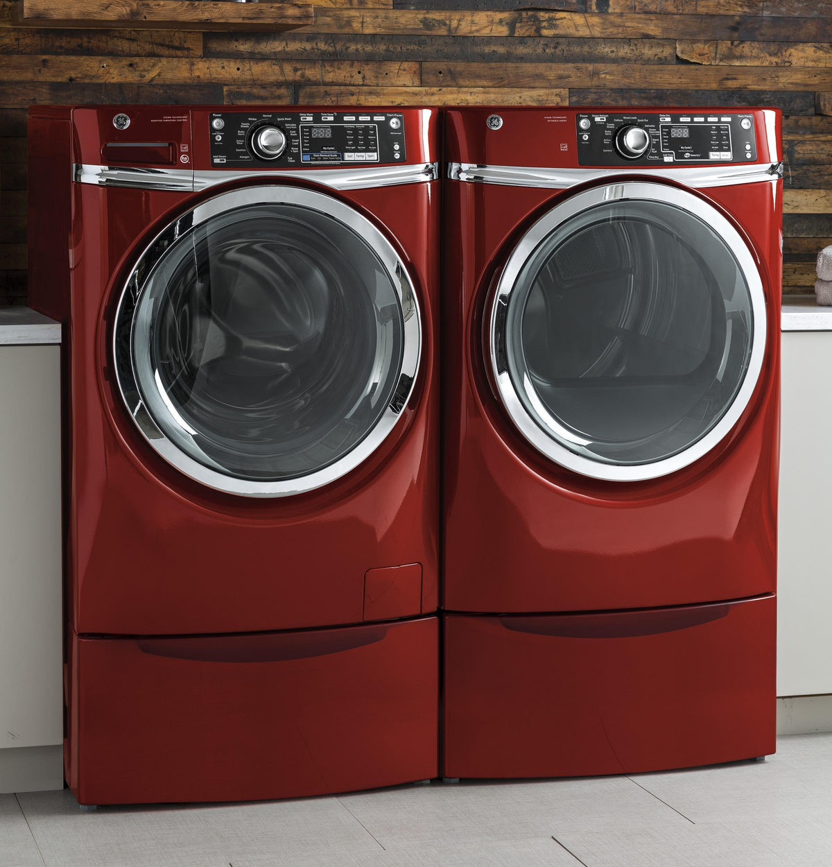 GE® 4.9 DOE cu. ft. Capacity Front Load ENERGY STAR® Washer with Steam