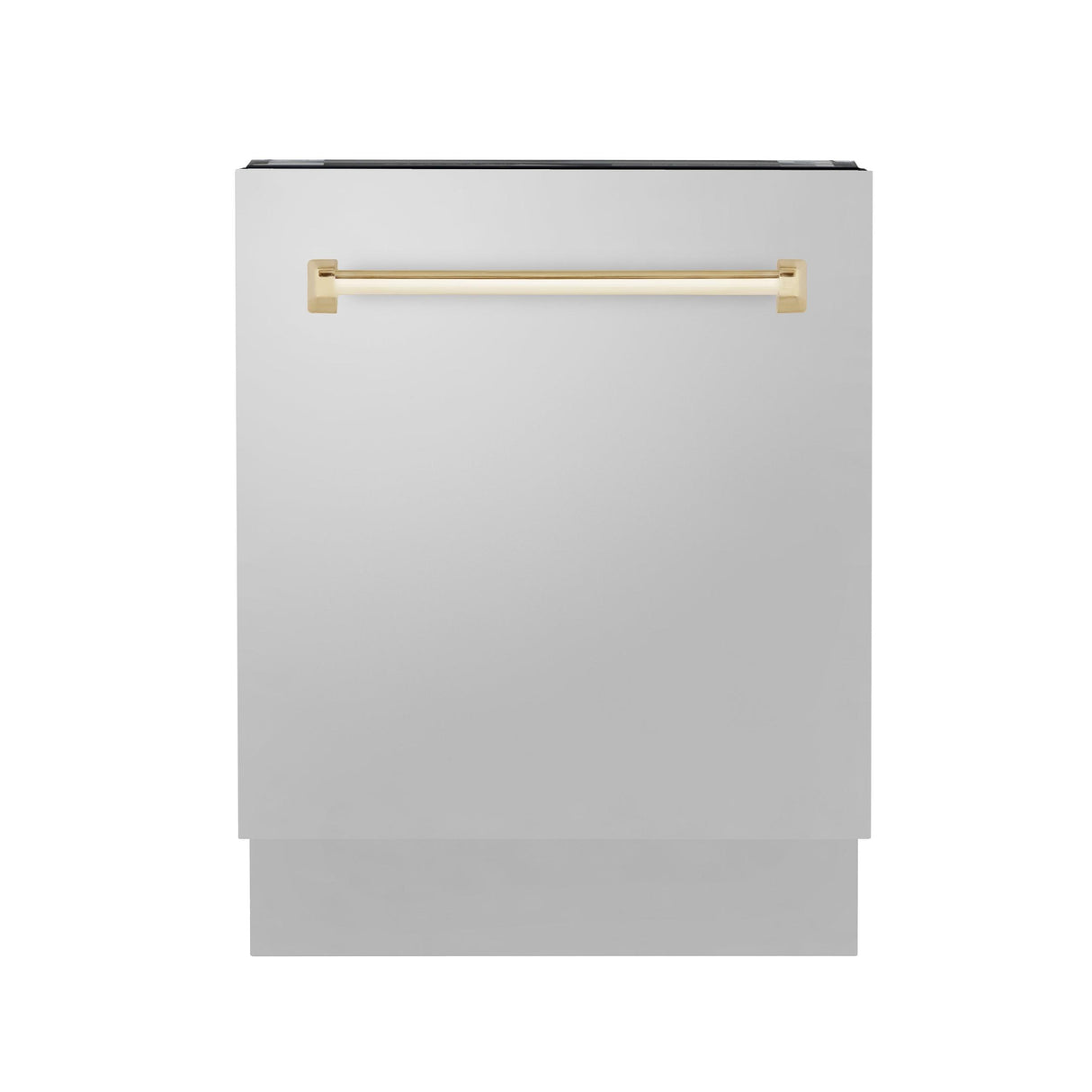 ZLINE Autograph Edition 24" 3rd Rack Top Control Tall Tub Dishwasher in Stainless Steel with Accent Handle, 51dBa (DWVZ-304-24) [Color: Gold]
