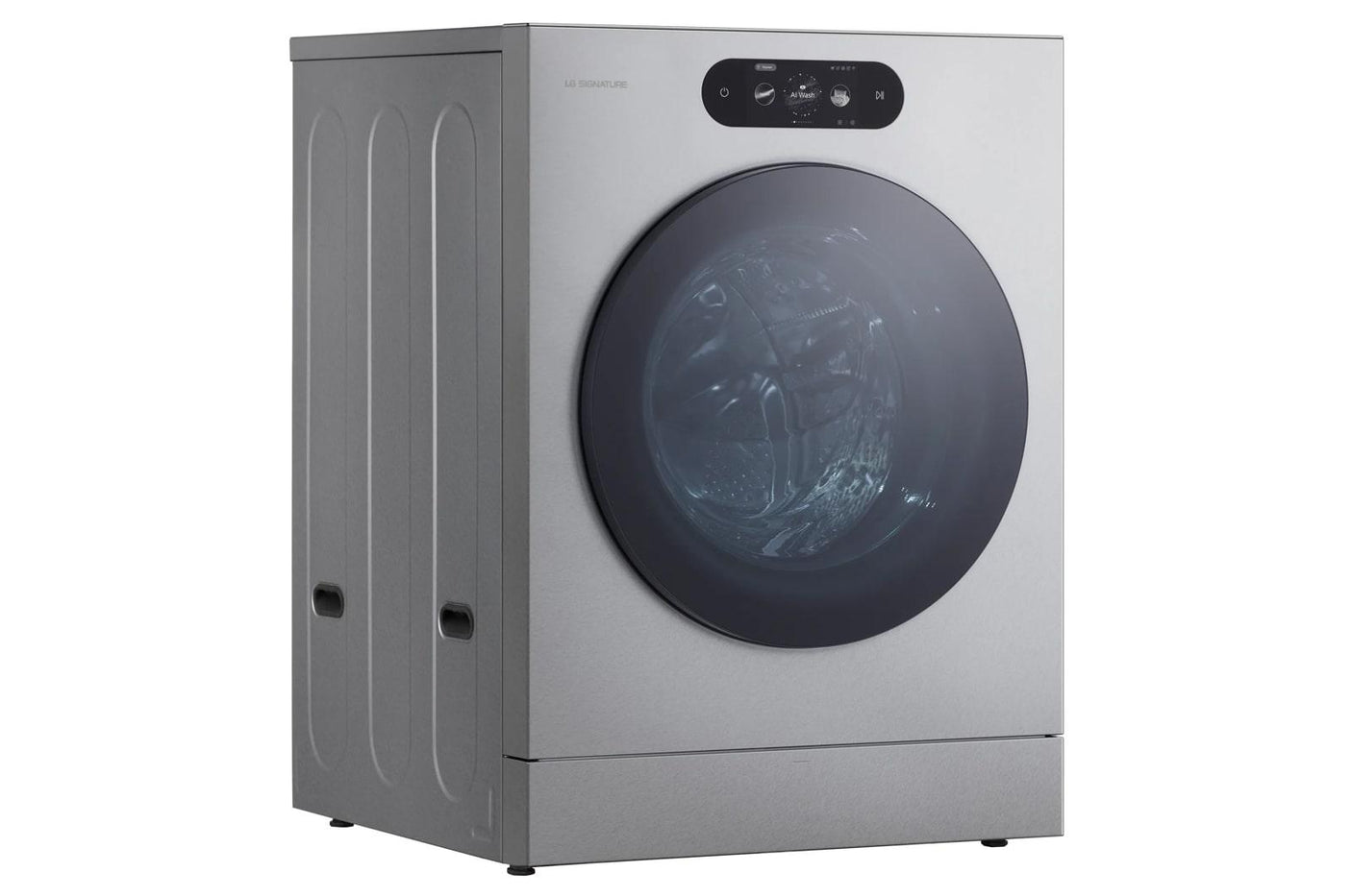 LG SIGNATURE 5.8 cu. ft. Mega Capacity Smart Front Load Washer with Built-In Intelligence, TurboWash® 360(degree), ezDispense® and Touch LCD Control