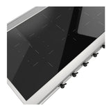 ILVE UHCPI486NSSB Nostalgie II 48 inch Built-In Induction Rangetop with 6 Elements, Stainless Steel (Burnished)