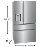 21 Cu. Ft. Counter-Depth French Door Refrigerator