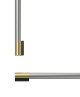 Professional Round Flush Handle Kit for Integrated Refrigerator Freezer, 24"