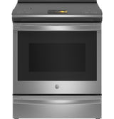 GE Profile™ 30" Smart Slide-In Front-Control Induction Fingerprint Resistant Range with In Oven Camera