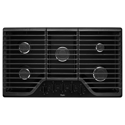 36 inch 5 Burner Gas Cooktop with Fifth Burner