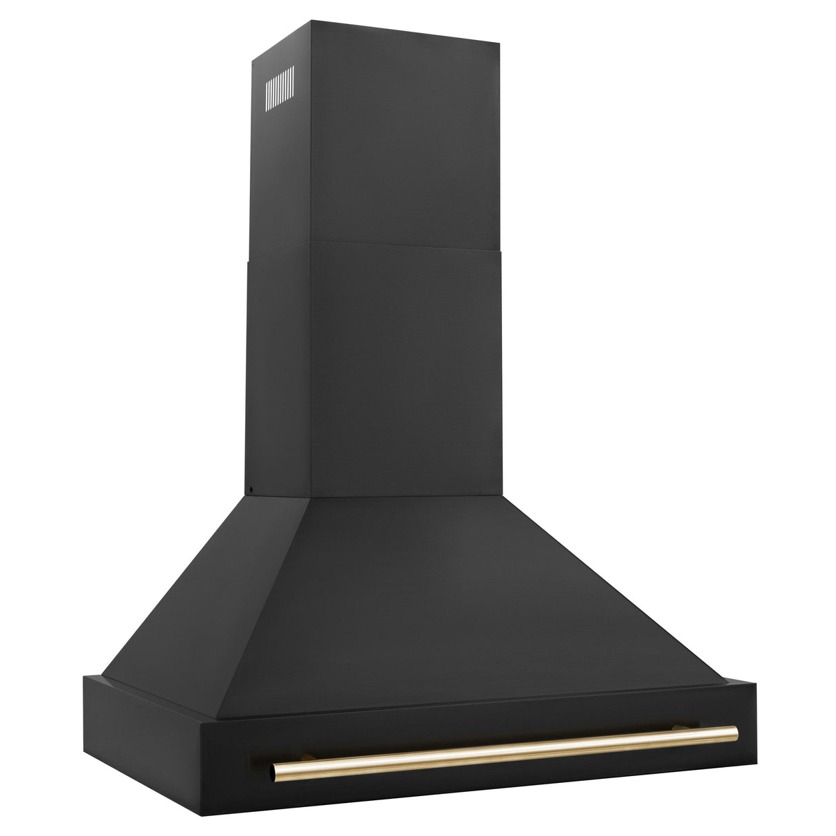 ZLINE 36 in. Autograph Edition Black Stainless Steel Range Hood with Handle (BS655Z-36) [Color: Gold]